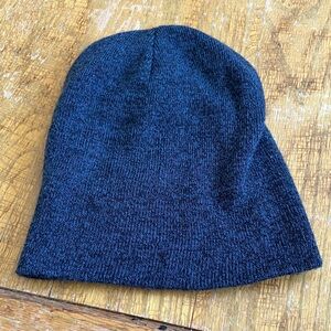 Stylish Navy Knit Beanie for Women